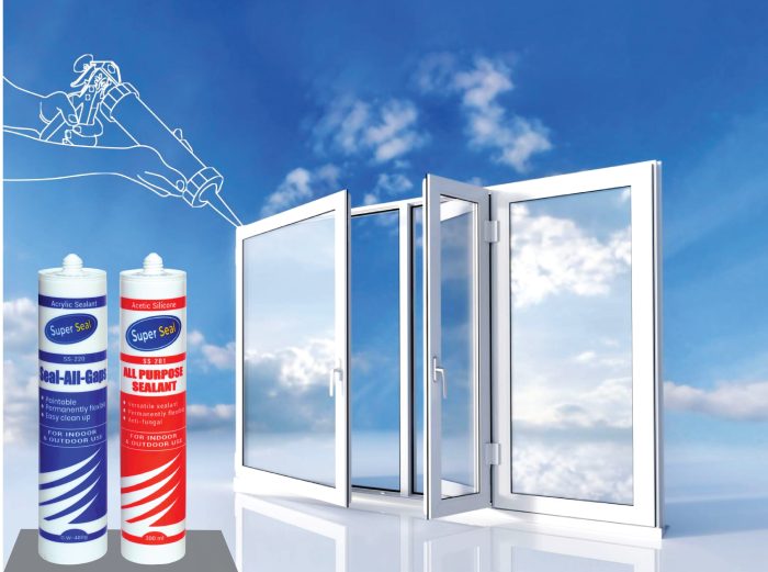 Super Seal SS-201 Acetic Silicone All-Purpose Versatile Sealant - Image 3