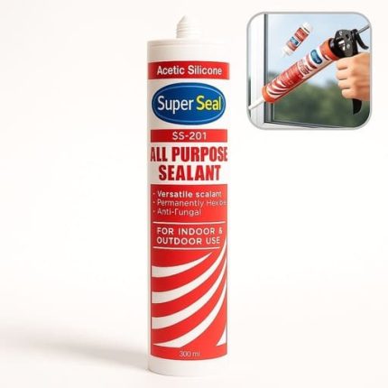 Super Seal SS-201 Acetic Silicone All-Purpose Versatile Sealant