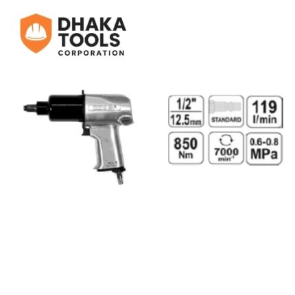 Yato YT-09525 1/2″ Drive 850Nm Air Impact Wrench